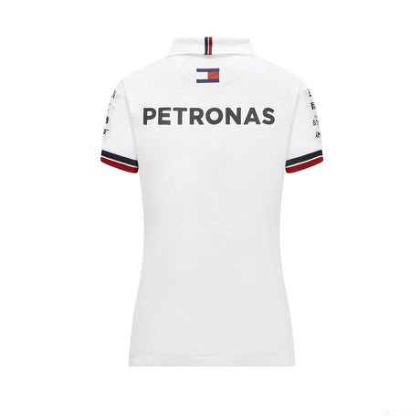 Mercedes Womens Polo, Team, White, 2021 - FansBRANDS®