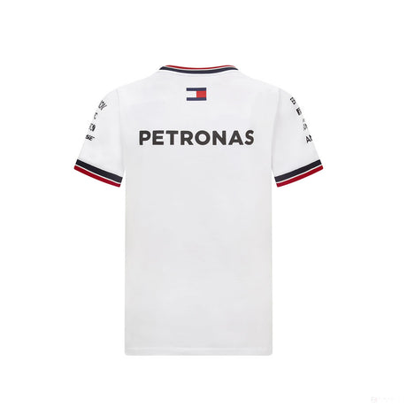 Mercedes Kids T-shirt, Team, White, 2021 - FansBRANDS®