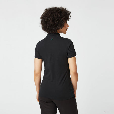 Mercedes Womens Polo, Classic, Black, 2022 - FansBRANDS®