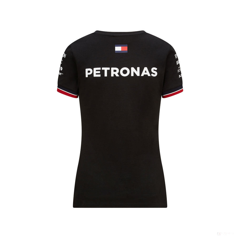Mercedes Womens T-shirt, Team, Black, 2021