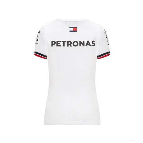 Mercedes Womens T-shirt, Team, White, 2021 - FansBRANDS®