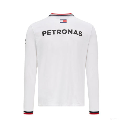 Mercedes Long Sleeve T-shirt, Long Sleeve Team, White, 2021 - FansBRANDS®