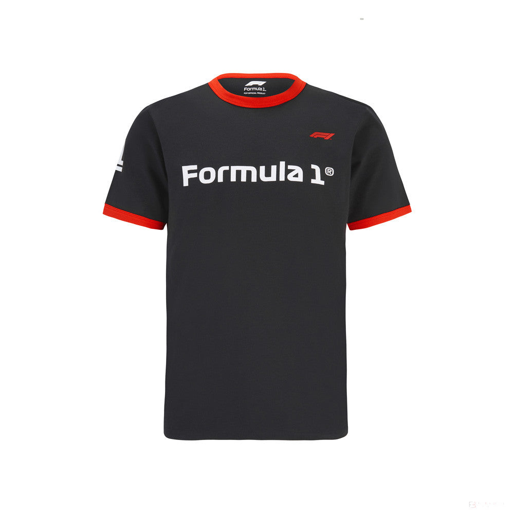 Formula 1 T-Shirt, Ringer, Black, 2022