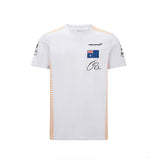 McLaren T-shirt, Daniel Ricciardo, White, 2021
