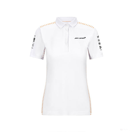 McLaren Womens Polo, Team, White, 2021 - FansBRANDS®