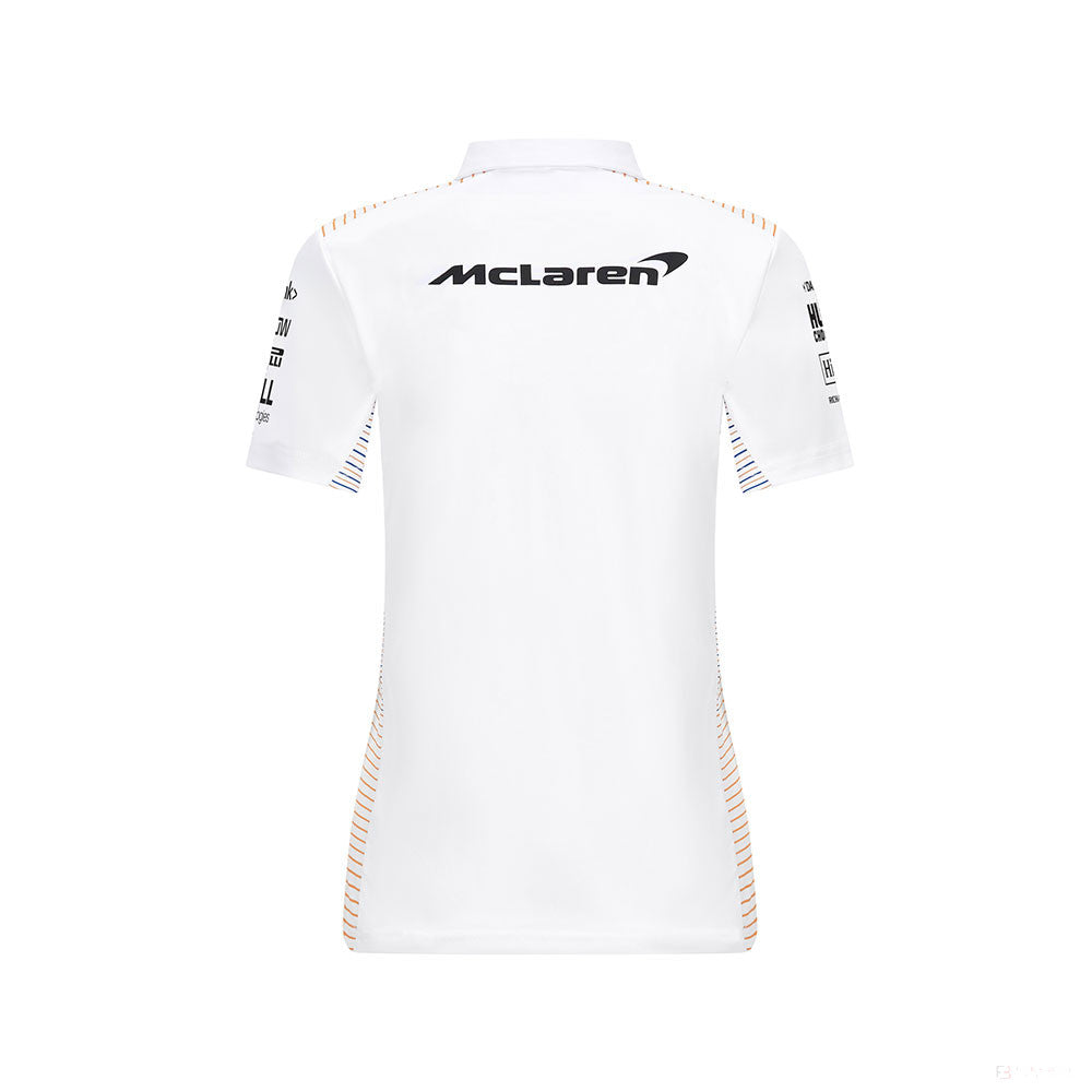 McLaren Womens Polo, Team, White, 2021