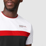 Porsche T-Shirt, Colour Block, Black, 2022 - FansBRANDS®