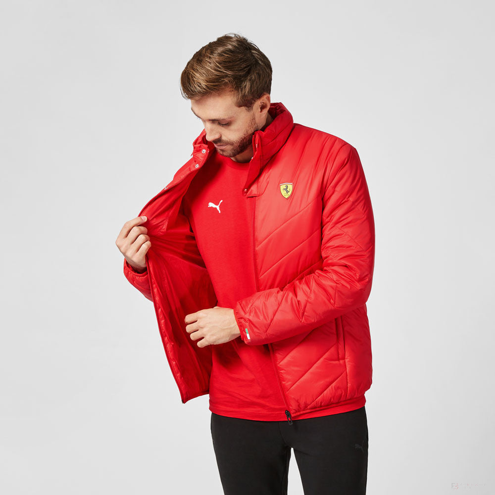 Ferrari Jacket, Scuderia Padded, Red, 2021 - FansBRANDS®