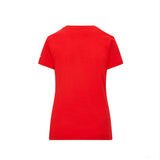 Ferrari Womens T-shirt, Small shield, Red, 2021 - FansBRANDS®