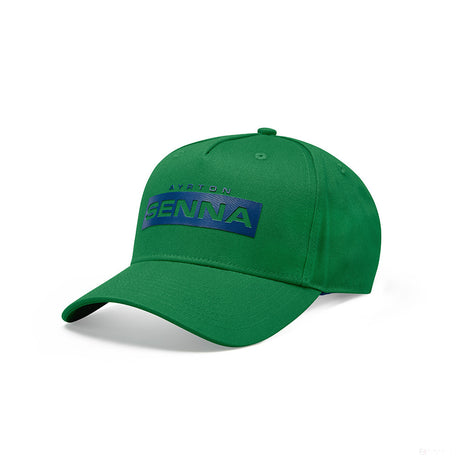Ayrton Senna Baseball Cap, Logo, Green, 2021 - FansBRANDS®