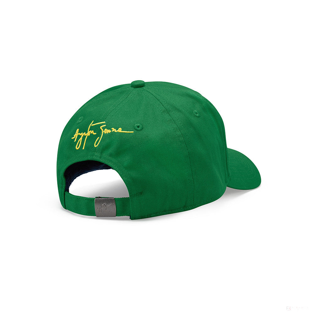 Ayrton Senna Baseball Cap, Logo, Green, 2021 - FansBRANDS®