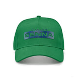 Ayrton Senna Baseball Cap, Logo, Green, 2021 - FansBRANDS®