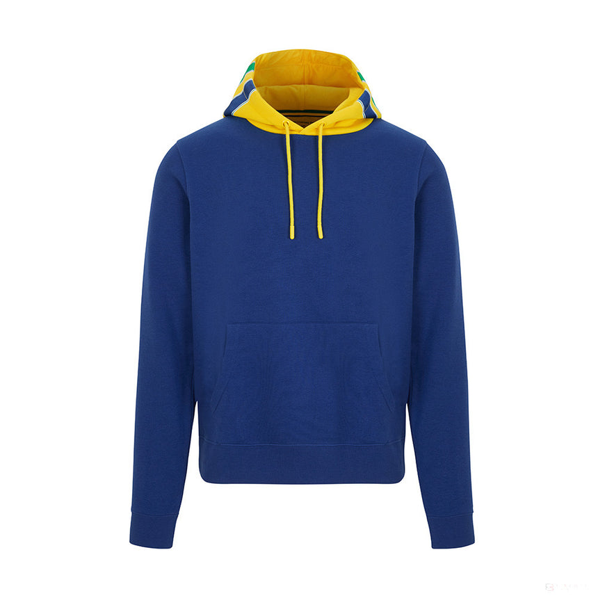 Ayrton Senna Sweater, Stripe Mens, Blue, 2021 - FansBRANDS®