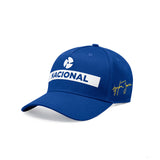 Ayrton Senna Baseball Cap, Nacional, Blue, 2021 - FansBRANDS®