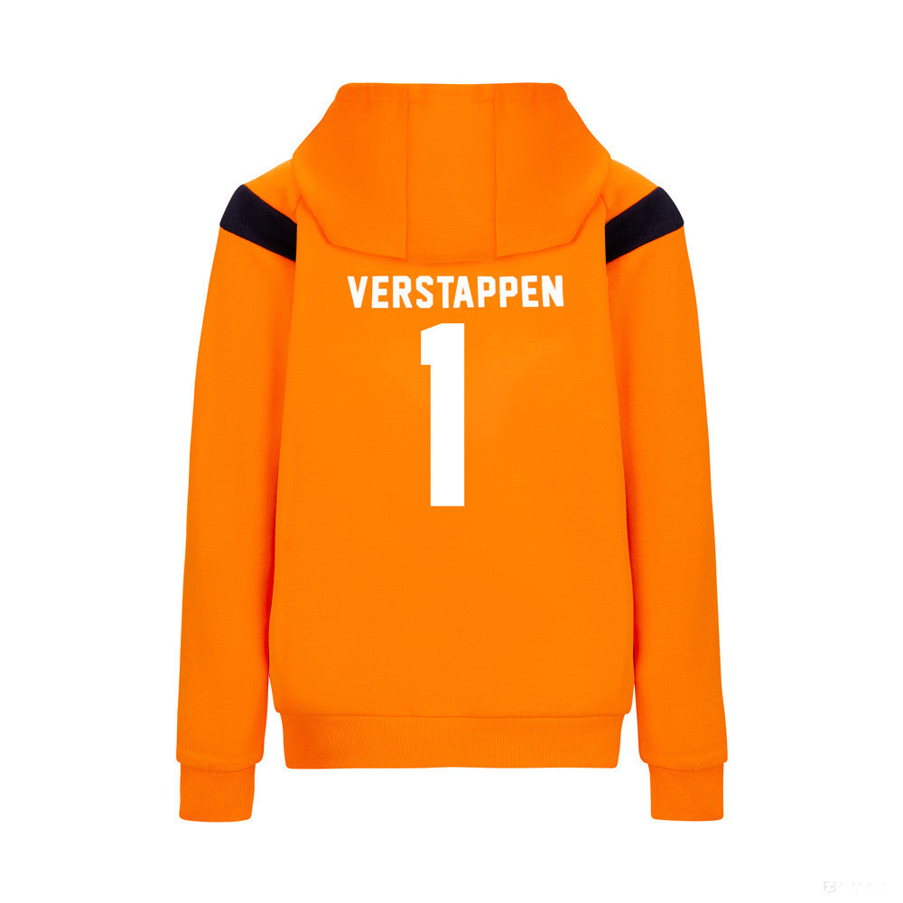 Red Bull Max Verstappen Kids Sweater, Hooded, Orange, 2022