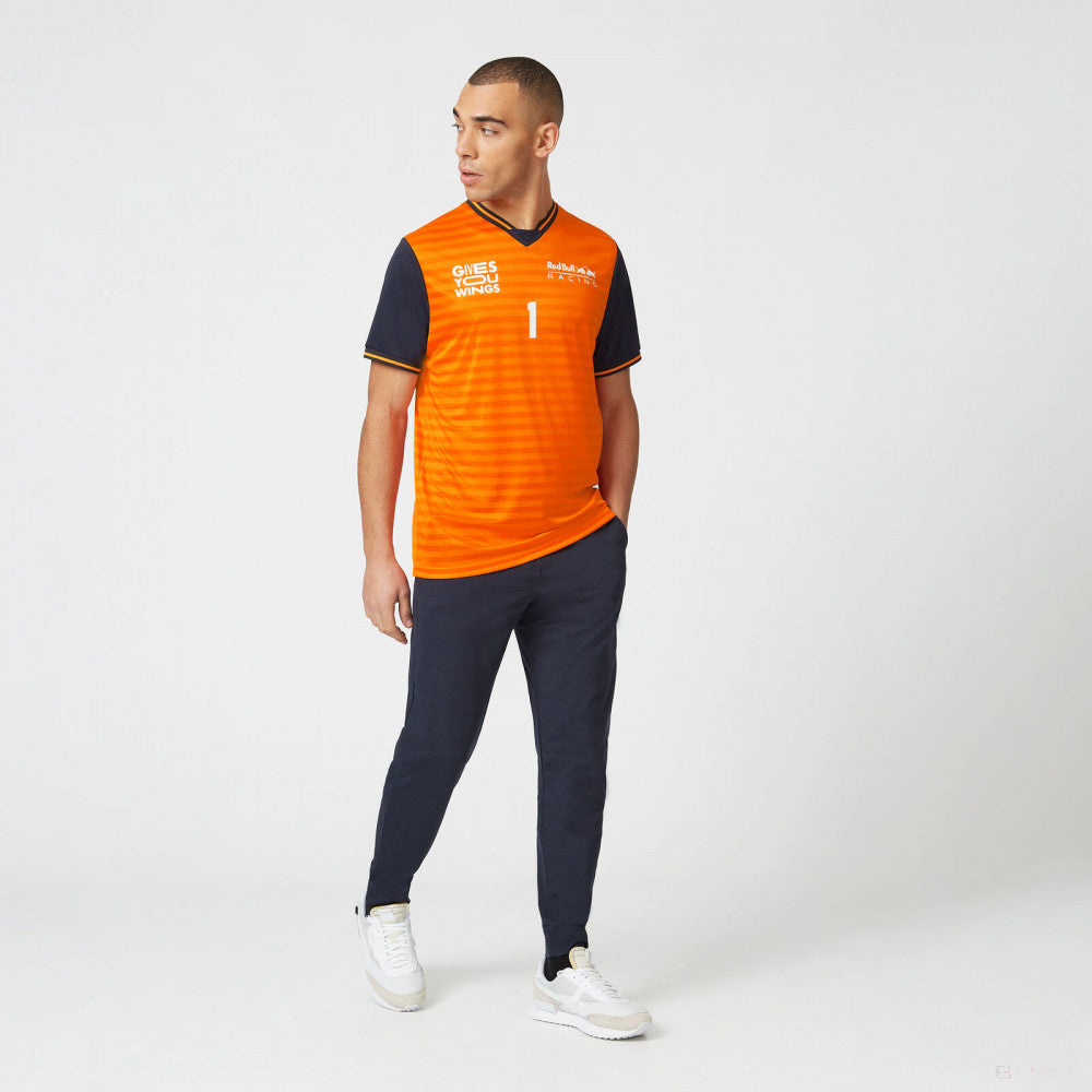 Red Bull T-Shirt, Max Verstappen Sportswear, Orange, 2022