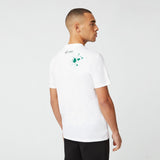 Mercedes Lewis Hamilton T-Shirt, LEWIS #44, White, 2022 - FansBRANDS®