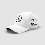 Mercedes Baseball Cap, Lewis Hamilton Trucker, Adult, White, 2022 - FansBRANDS®