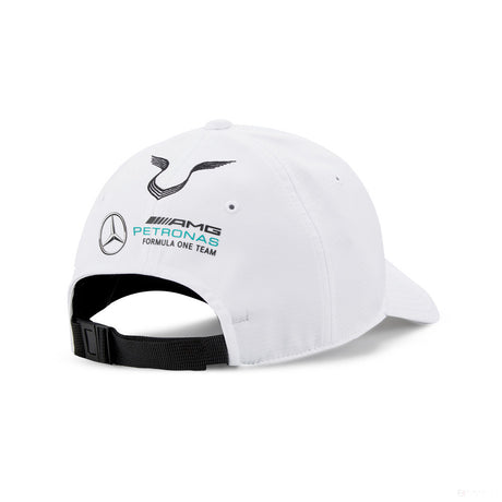 Mercedes Baseball Cap, Lewis Hamilton, Adult, White, 2022 - FansBRANDS®
