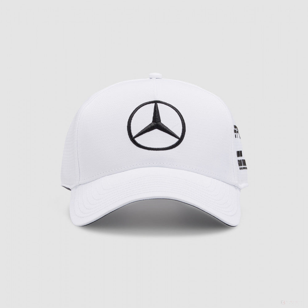 Mercedes Baseball Cap, Lewis Hamilton, Kids, White, 2022 - FansBRANDS®