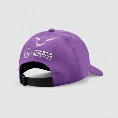 Mercedes Baseball Cap, Lewis Hamilton, Kids, Purple, 2022