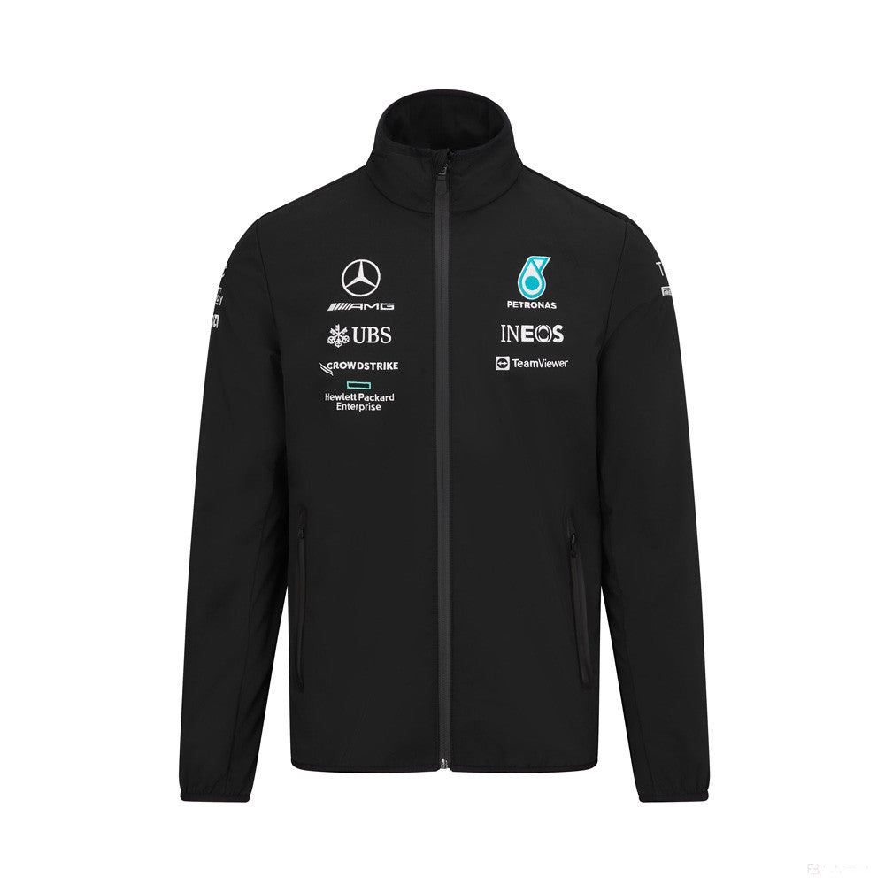 Mercedes Softshell Jacket, Team, Black, 2022