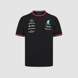 Mercedes Kids T-Shirt, Team, Black, 2022 - FansBRANDS®