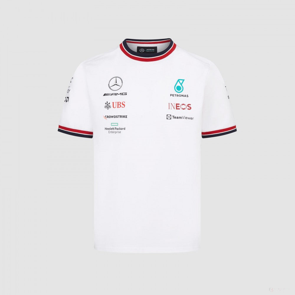 Mercedes Kids T-Shirt, Team, White, 2022