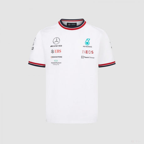 Mercedes Kids T-Shirt, Team, White, 2022 - FansBRANDS®