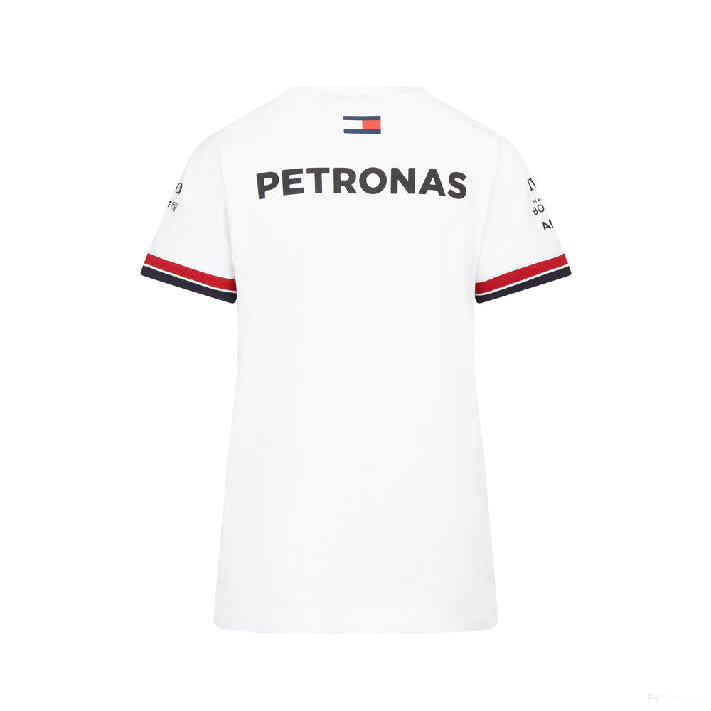 Mercedes Womens T-Shirt, Team, White, 2022
