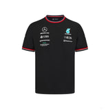 Mercedes T-Shirt, Team, Black, 2022