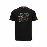 Ferrari T-shirt, Charles Leclerc Driver, Black, 2022