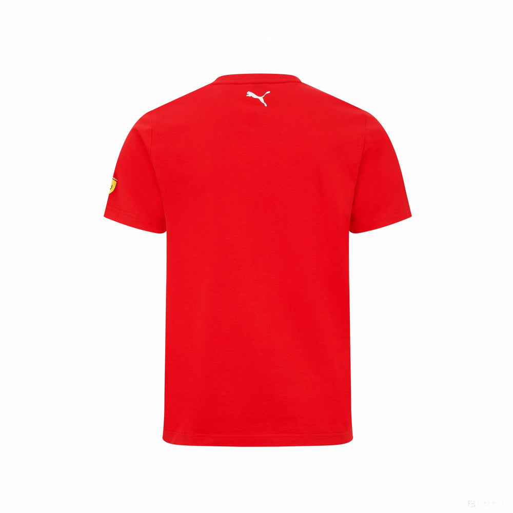 Ferrari T-shirt, Carlos Sainz Driver, Red, 2022 - FansBRANDS®