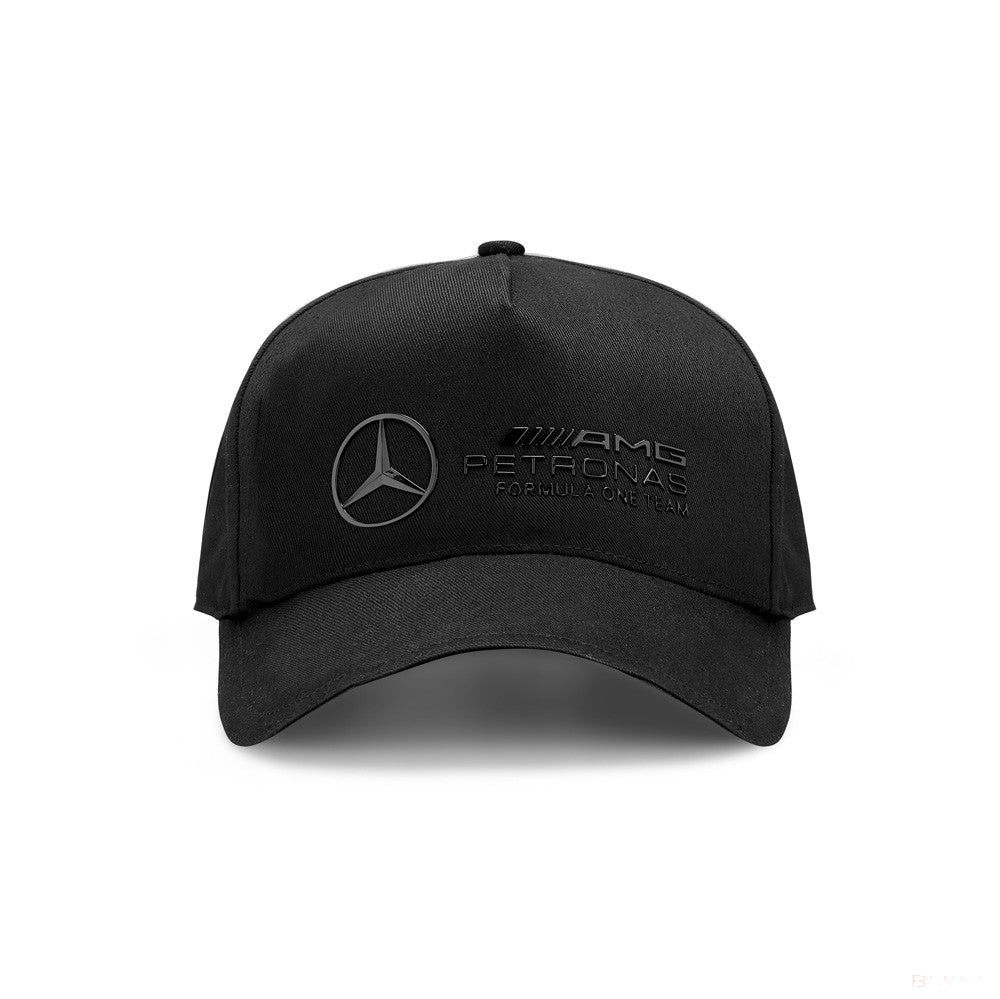 Mercedes Baseball Cap, Stealth Racer, Adult, Black, 2022