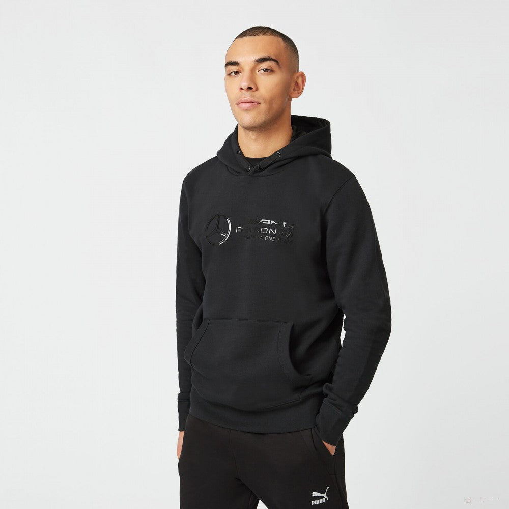 Mercedes Sweater, Stealth Logo, Black, 2022