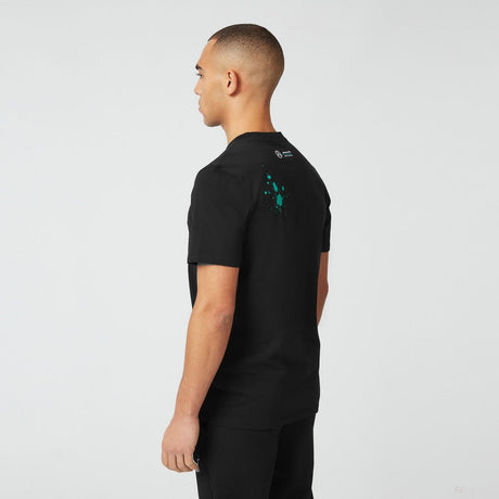 Mercedes George Russell T-Shirt, GEORGE #63, Black, 2022 - FansBRANDS®