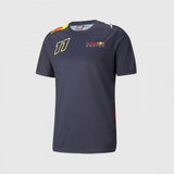 Red Bull T-Shirt, Sergio Perez Driver CHECO, Blue, 2022