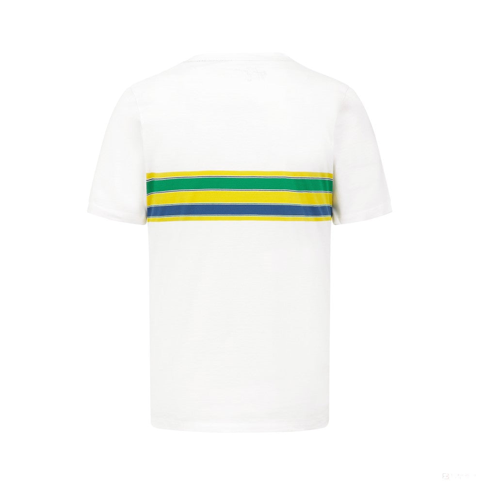 Ayrton Senna  Mens Stripe T-shirt 2022 - FansBRANDS®