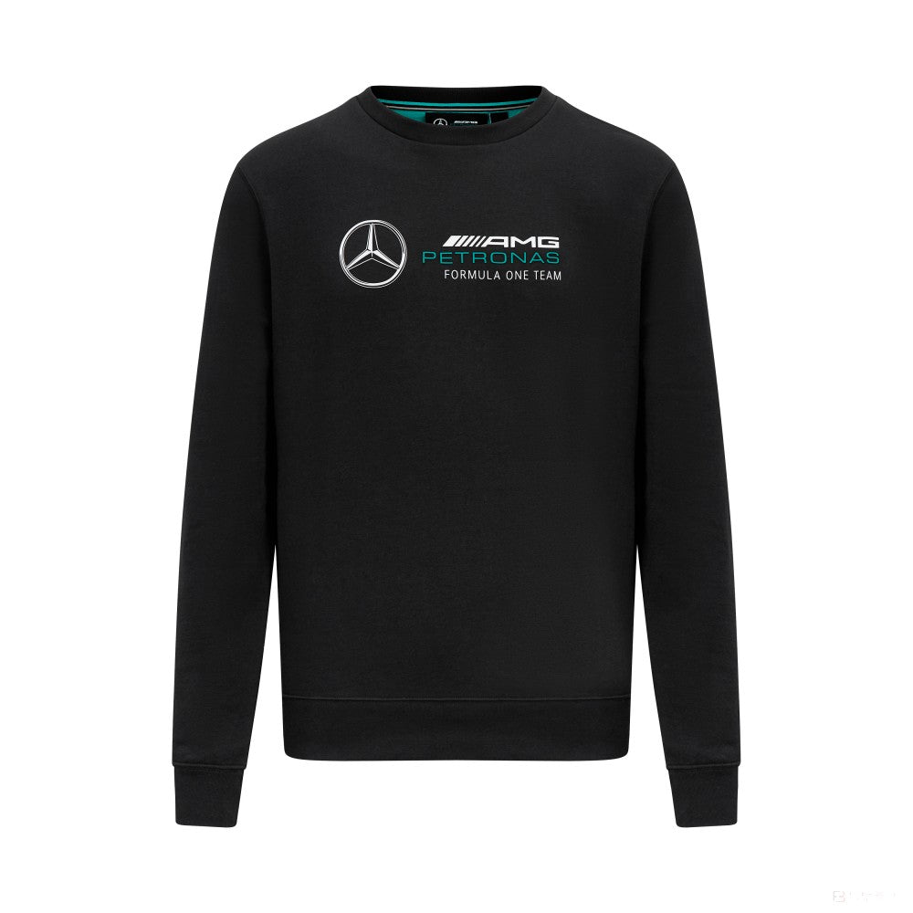 Mercedes Mens Crew Sweatshirt, Black - FansBRANDS®
