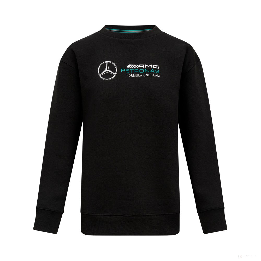 Mercedes Womens Crew Sweatshirt, Black - FansBRANDS®