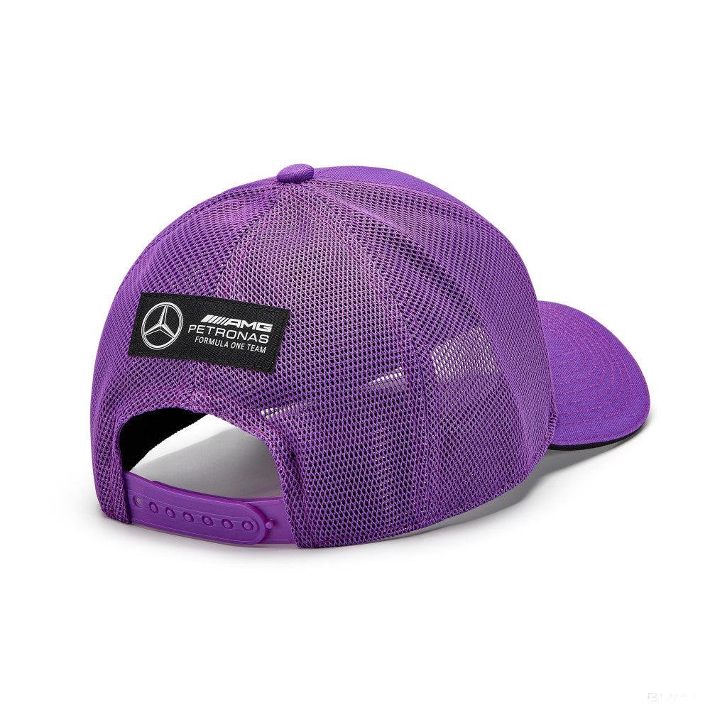 Mercedes Lewis Hamilton Trucker Cap, Purple
