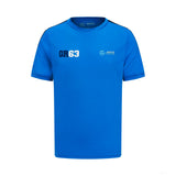 Mercedes George Russell Sports Tee, Blue