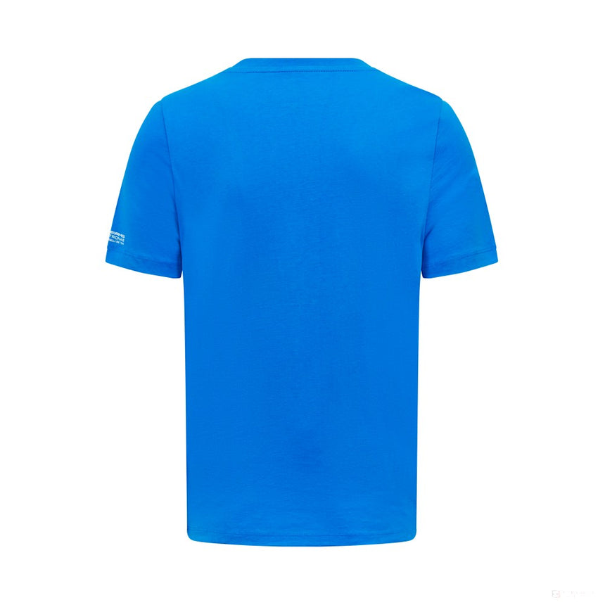 Mercedes Mens George Russell Logo Tee, Blue - FansBRANDS®