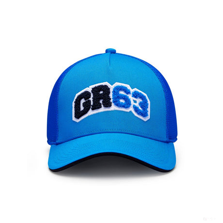 Mercedes George Russell Trucker Cap, Blue - FansBRANDS®