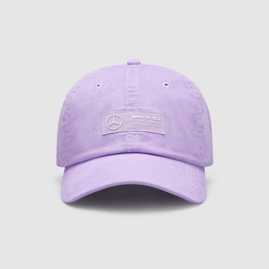 Mercedes Retro Cord Dad Cap, Lilac - FansBRANDS®
