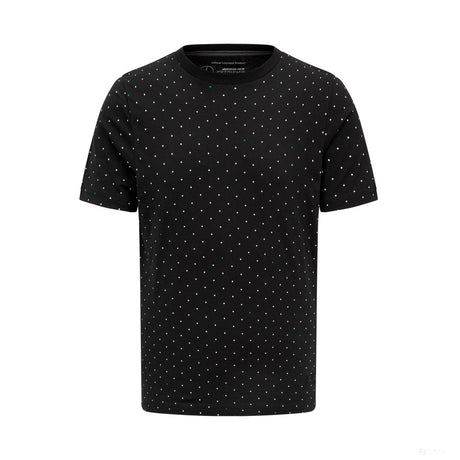 Mercedes Mens Polka Dot Tee, Black - FansBRANDS®