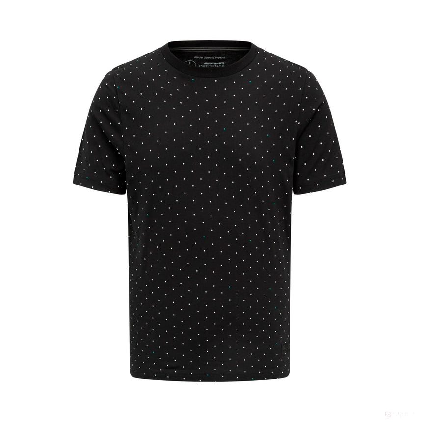 Mercedes Mens Polka Dot Tee, Black - FansBRANDS®