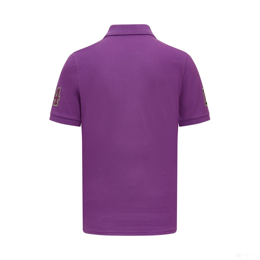 Mercedes Mens Lewis Hamilton Polo, Purple - FansBRANDS®