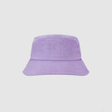 Mercedes Retro Cord Bucket Hat, Lilac