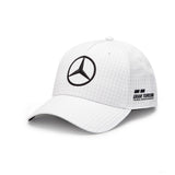 Mercedes Team Lewis Hamilton Col Driver Baseball Cap, White, 2023 - FansBRANDS®